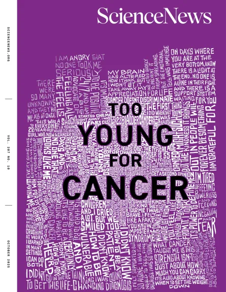 October 2025 cover issue of Science News